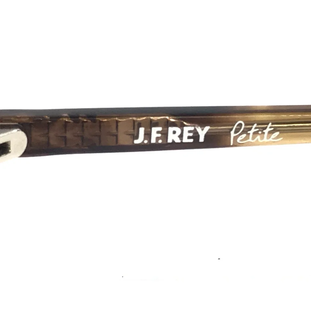 J.F. Rey Petite Eyeglasses Frames PA086 9095 Brown Blue Bur Speckled 48-15-140